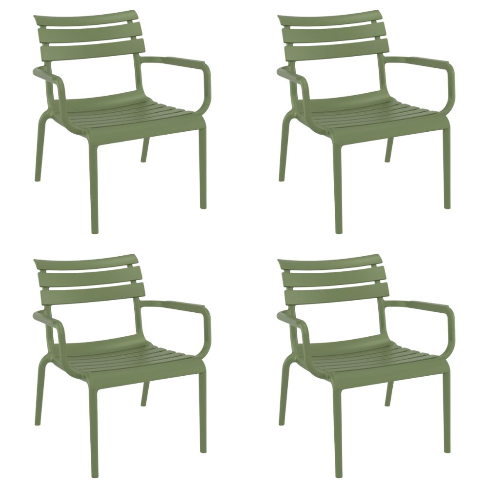 Paris Lounge Club Chair - Set of 4