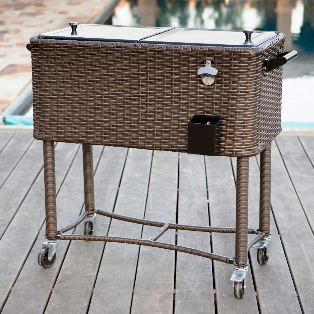 Wicker Patio Cooler