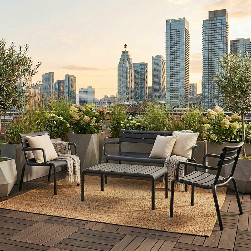 Paris 4pc Lounge Club Set