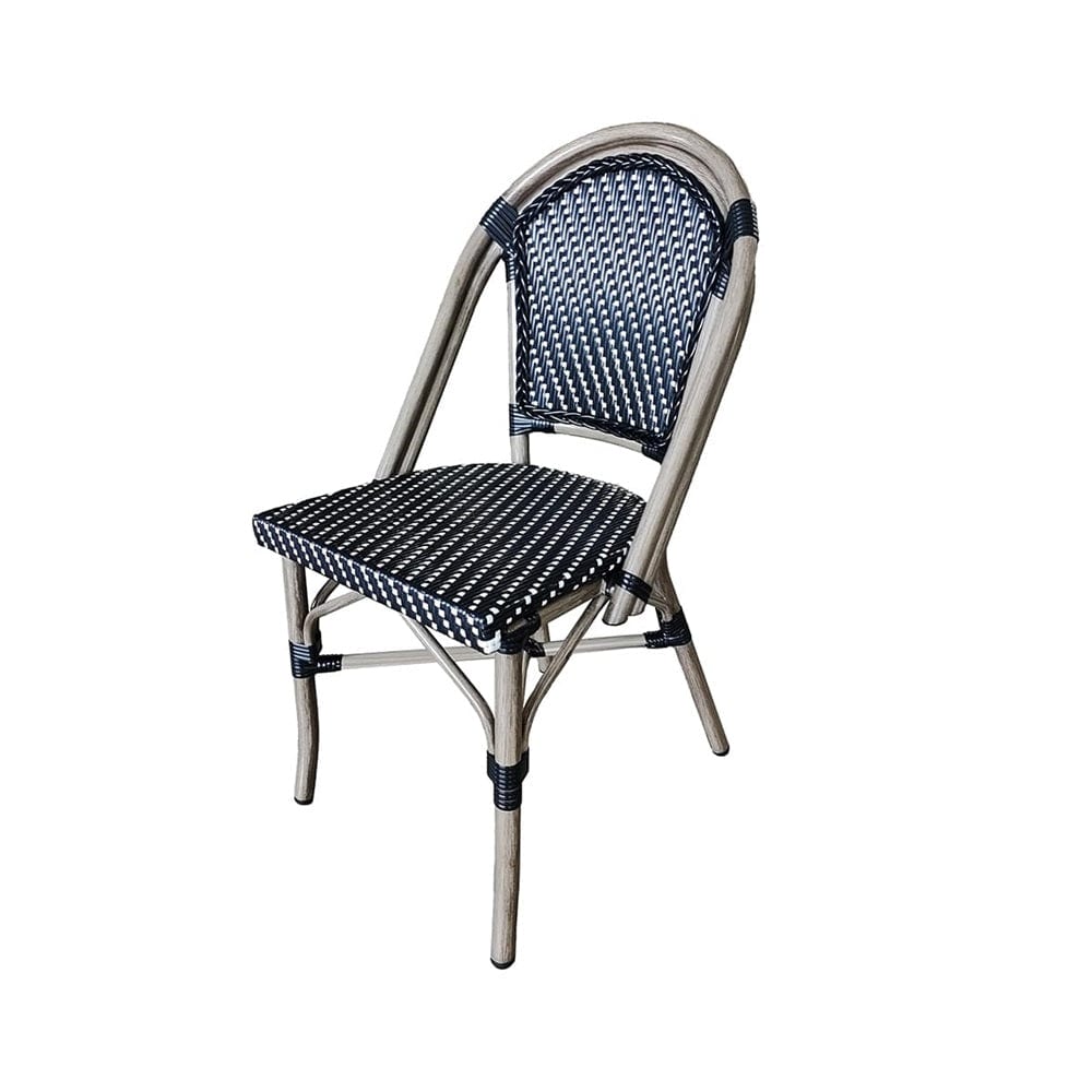 Parisian Dining Side Chair - Black & White