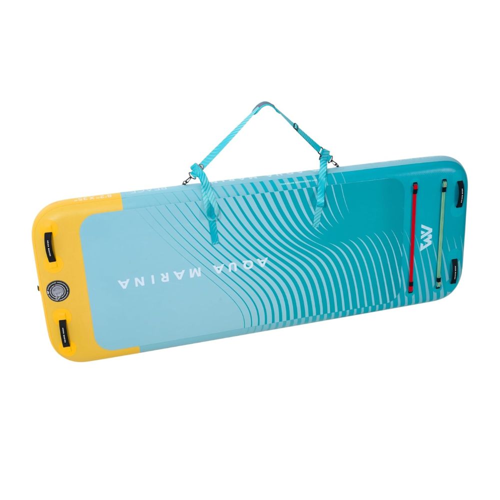 Peace 8'2": Inflatable Fitness Mat w/Carry Strap