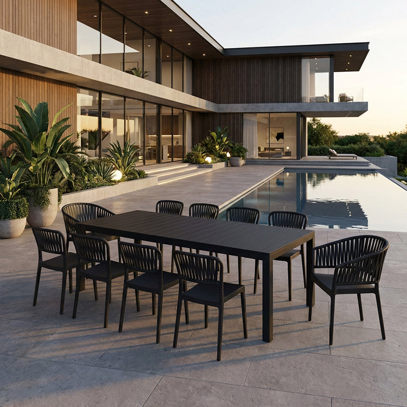 Portofino 11pc Extension Dining Set