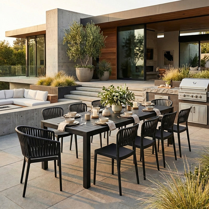 Portofino 11pc Extension Dining Set