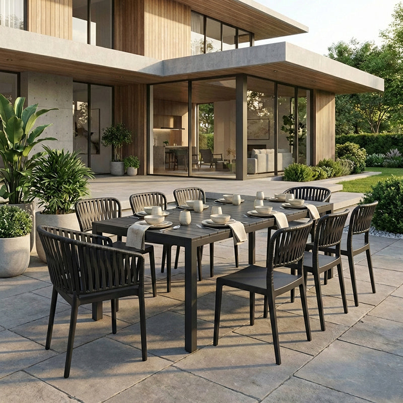Portofino 9pc Extension Dining Set