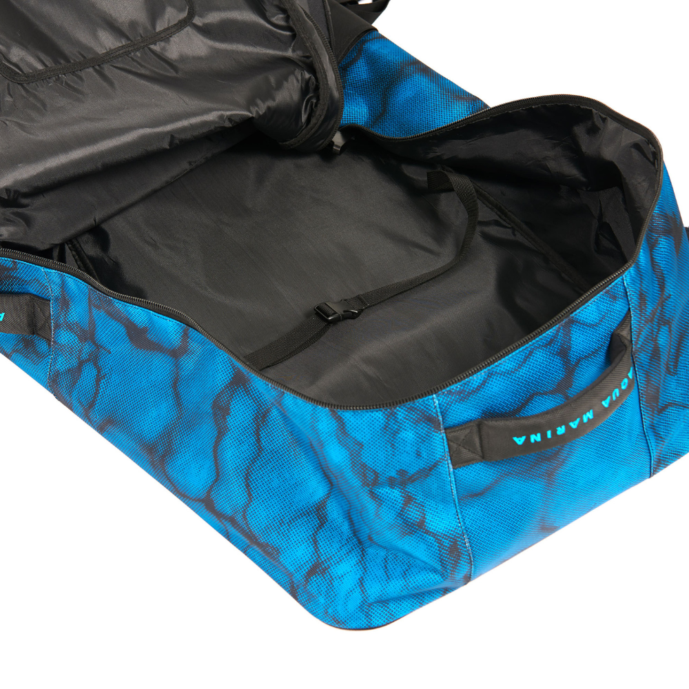 Premium Luggage Bag with Wheels: Blueberry