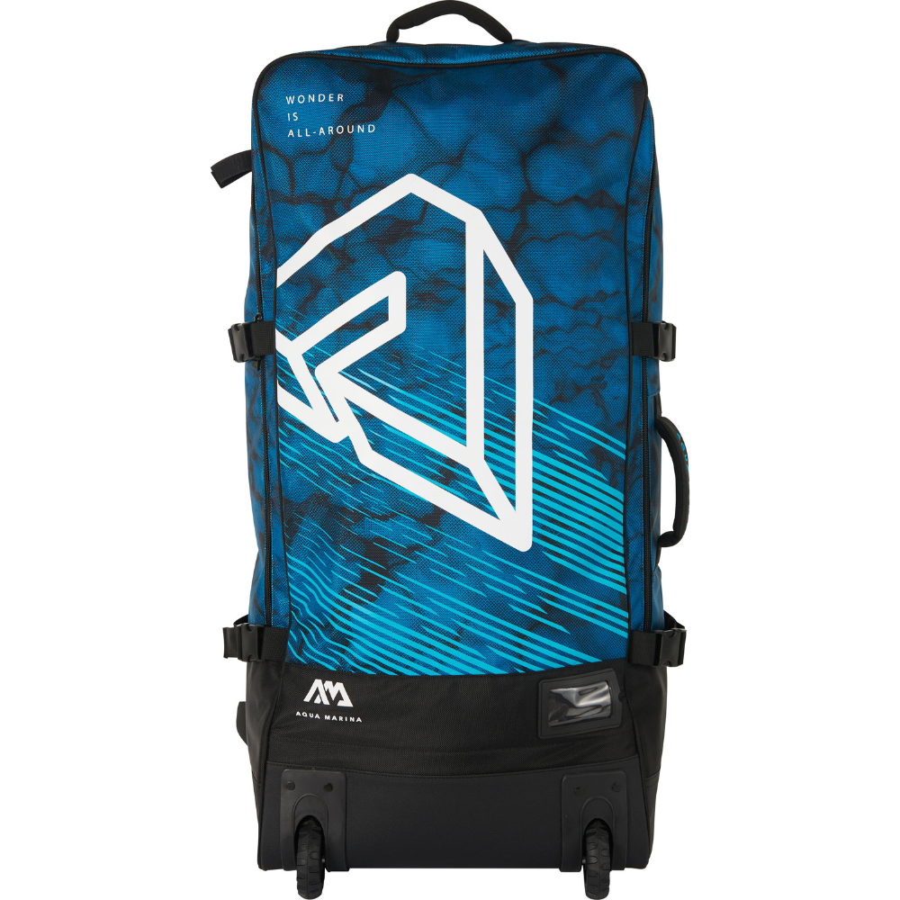 Premium Luggage Bag with Wheels: Blueberry