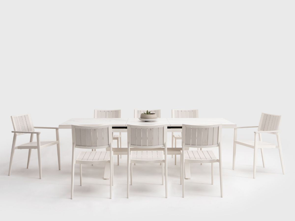Avignon 9pc Dining Set with Extendable Table
