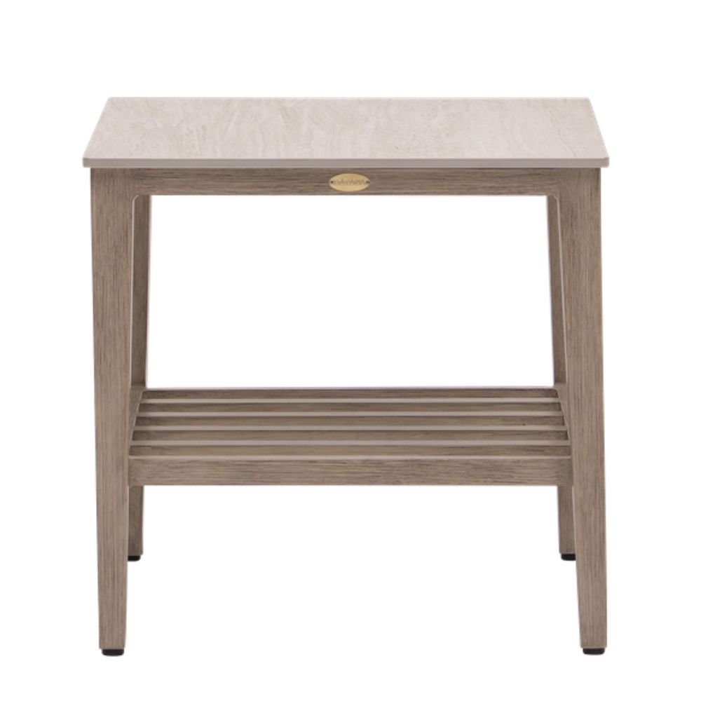 Biltmore 22" Square Sintered Stone End Table