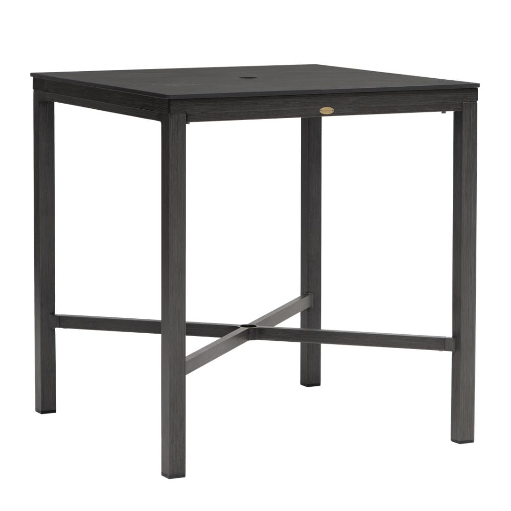 Laguna 39" Square Sintered Stone Bar Table