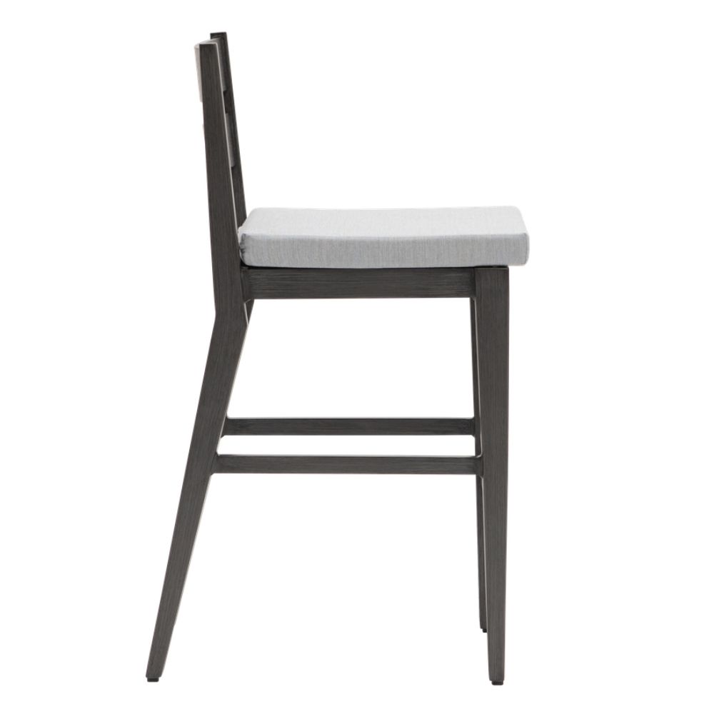 Lucia Bar Side Chair - Opal Grey