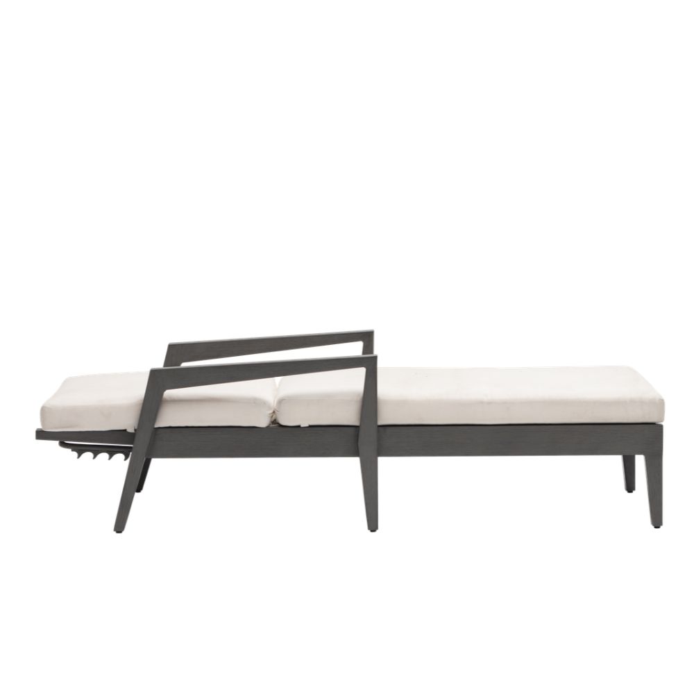 Lucia Chaise Lounger - Opal Grey