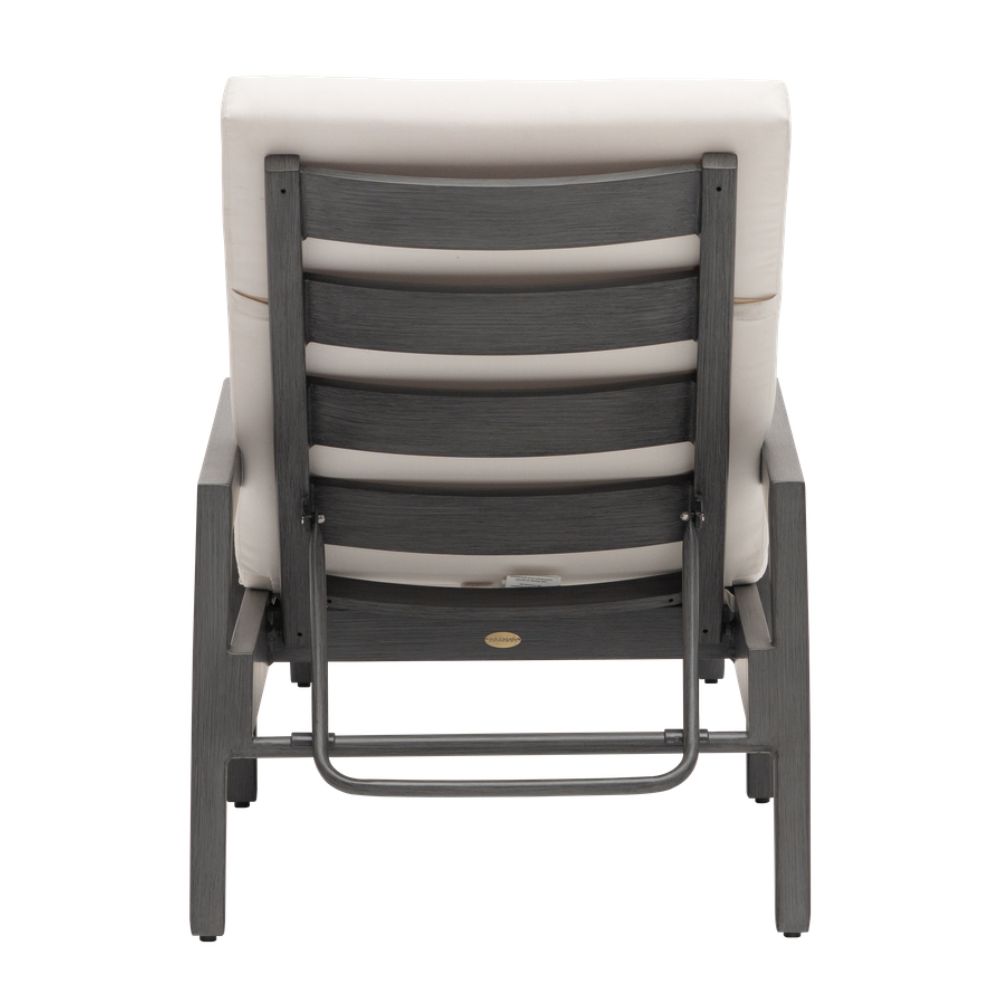 Lucia Chaise Lounger - Opal Grey