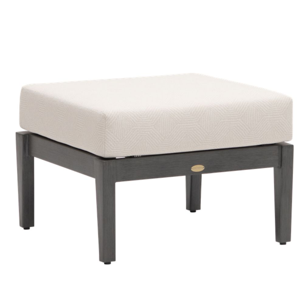 Lucia Ottoman - Opal Grey