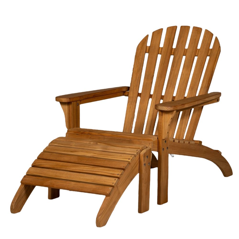 Teak Adirondack Footrest