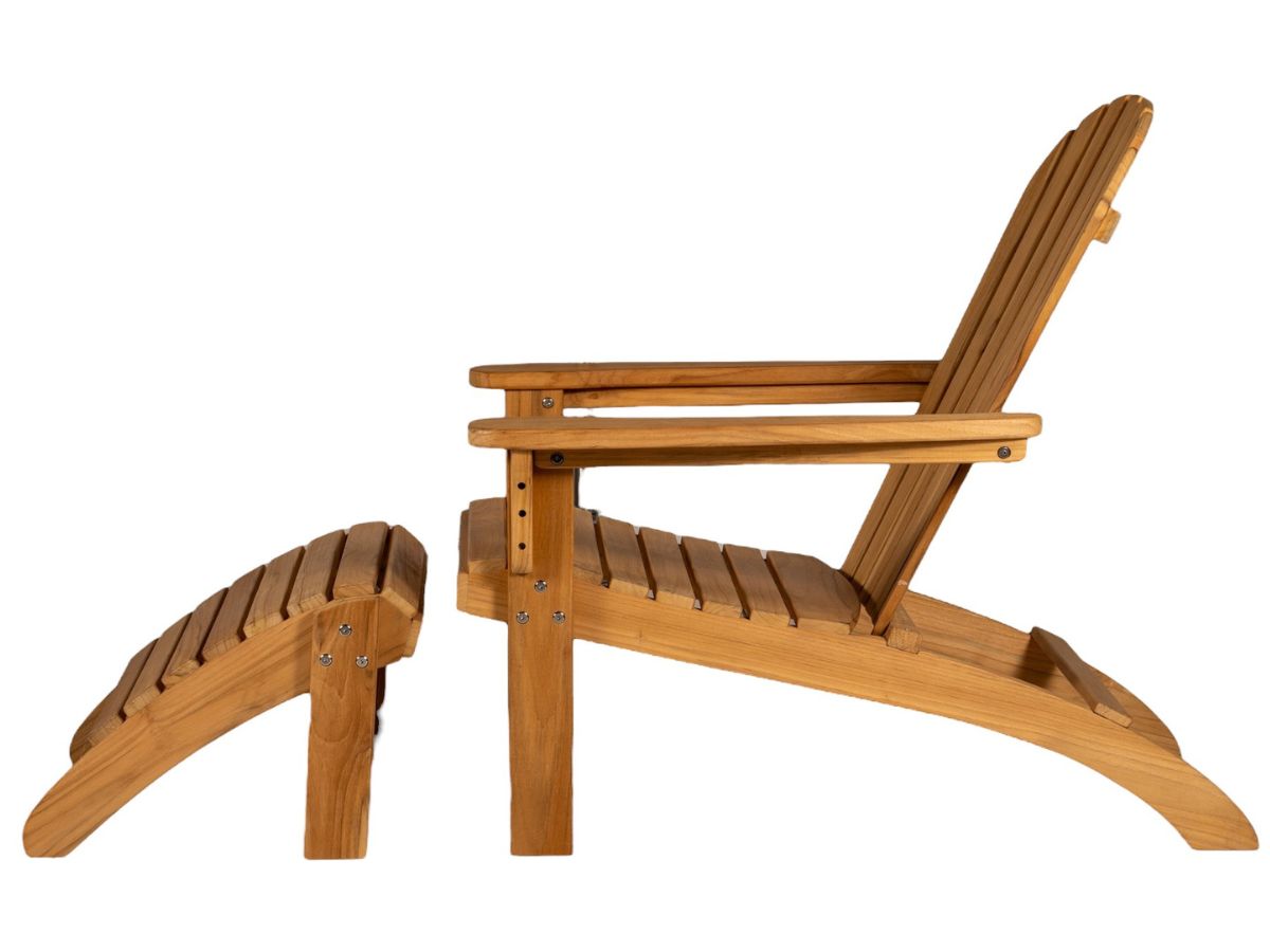 Teak Adirondack Footrest