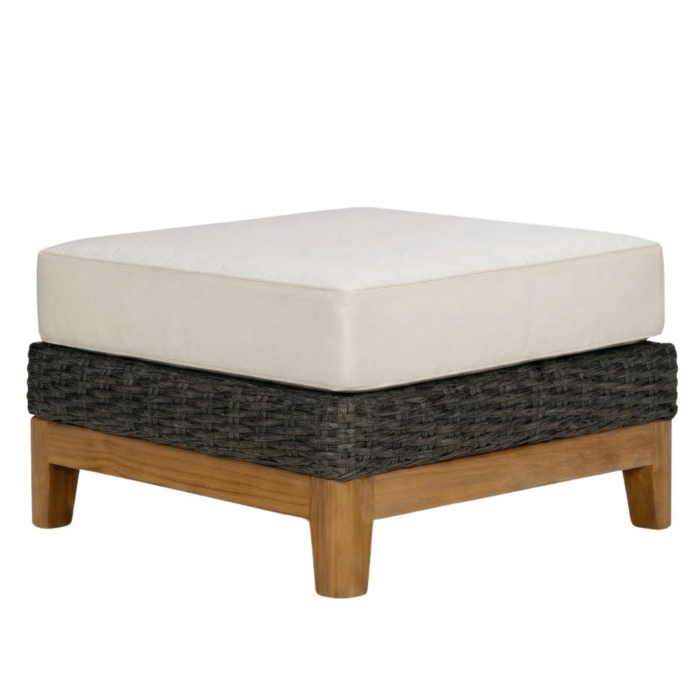 Boca Gray Ottoman
