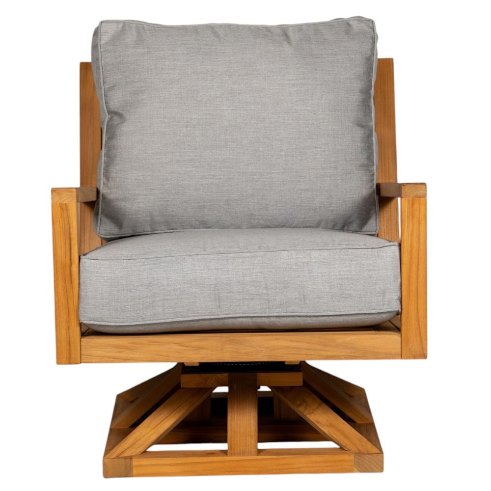 Coastal Swivel Club Chair