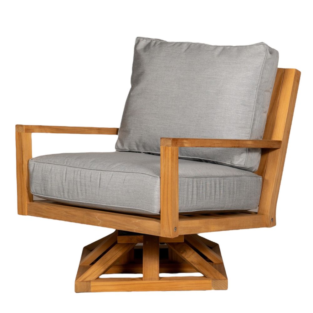 Coastal Swivel Club Chair