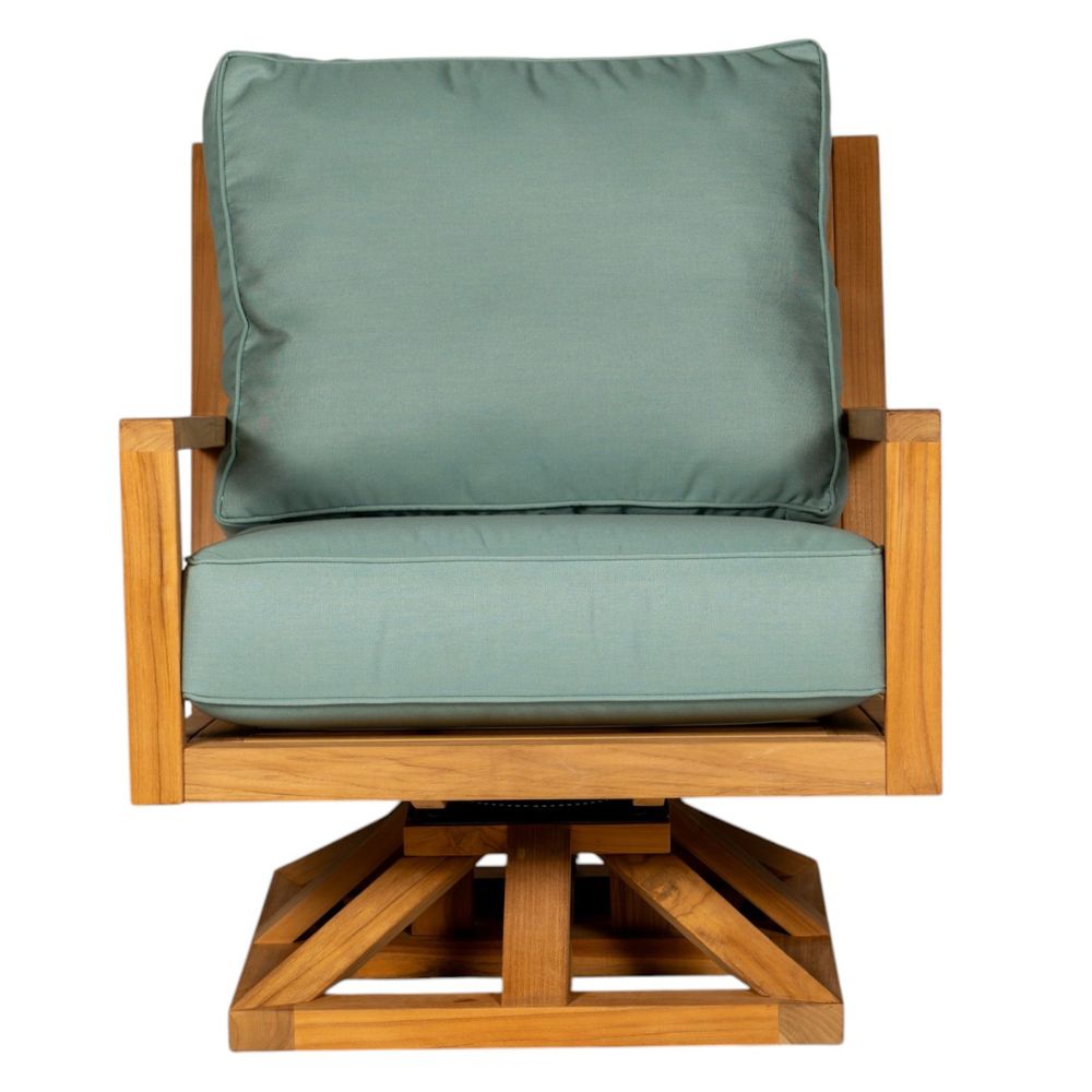 Coastal Swivel Club Chair