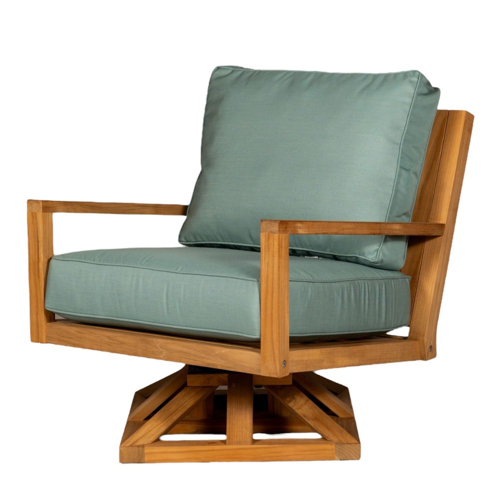 Coastal Swivel Club Chair
