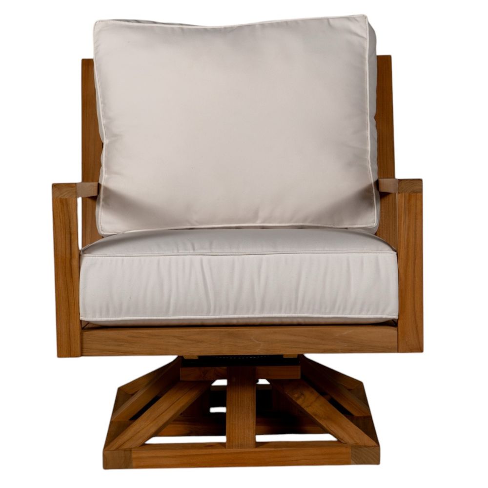 Coastal Swivel Club Chair