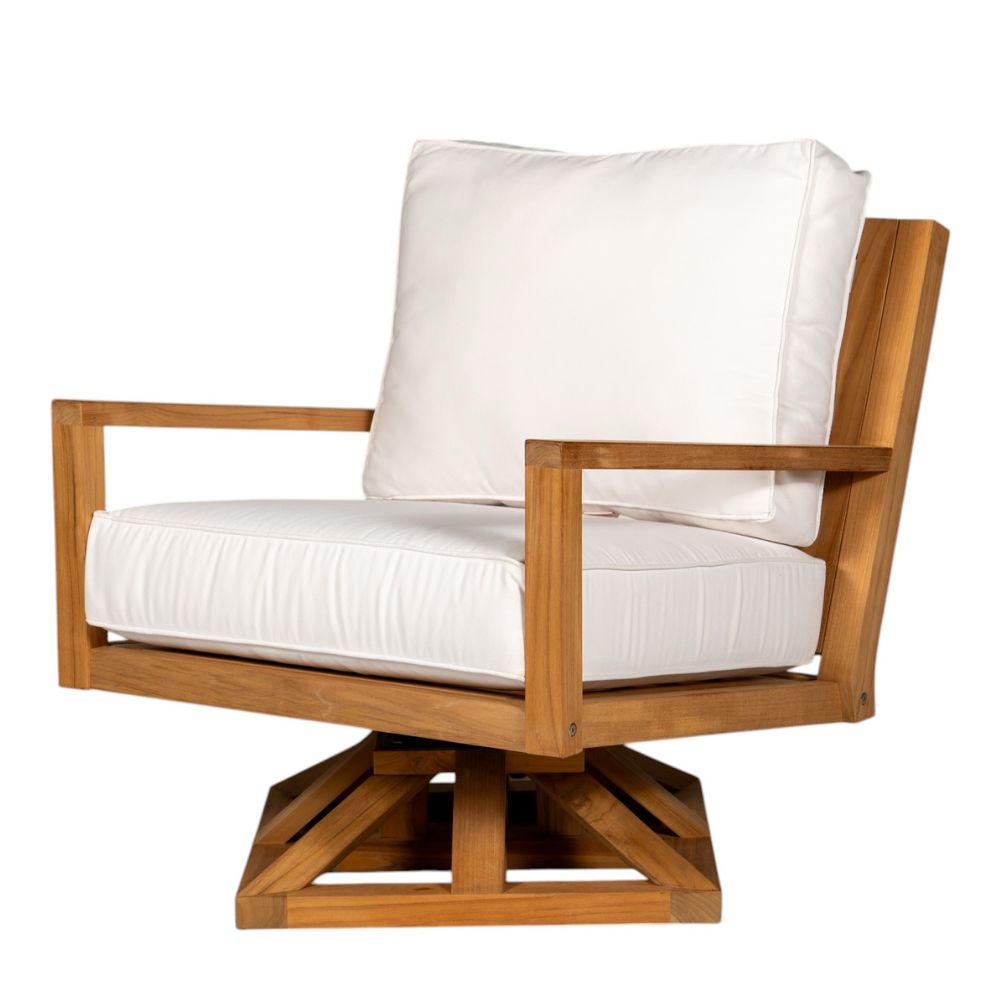Coastal Swivel Club Chair