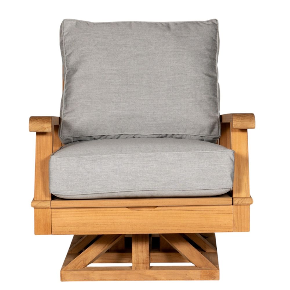 Miami Teak Swivel Club Chair