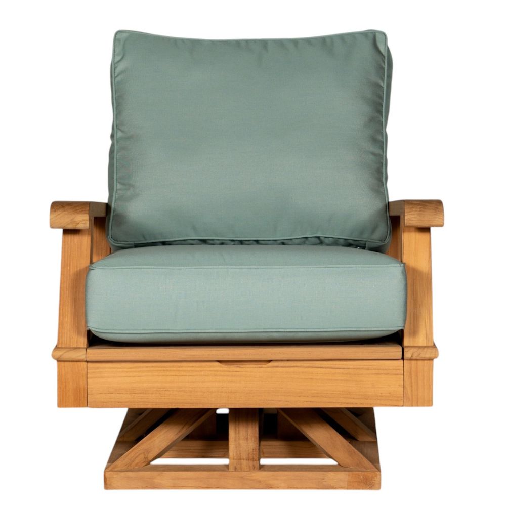 Miami Teak Swivel Club Chair