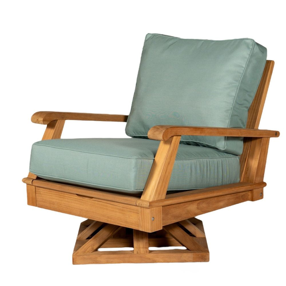Miami Teak Swivel Club Chair