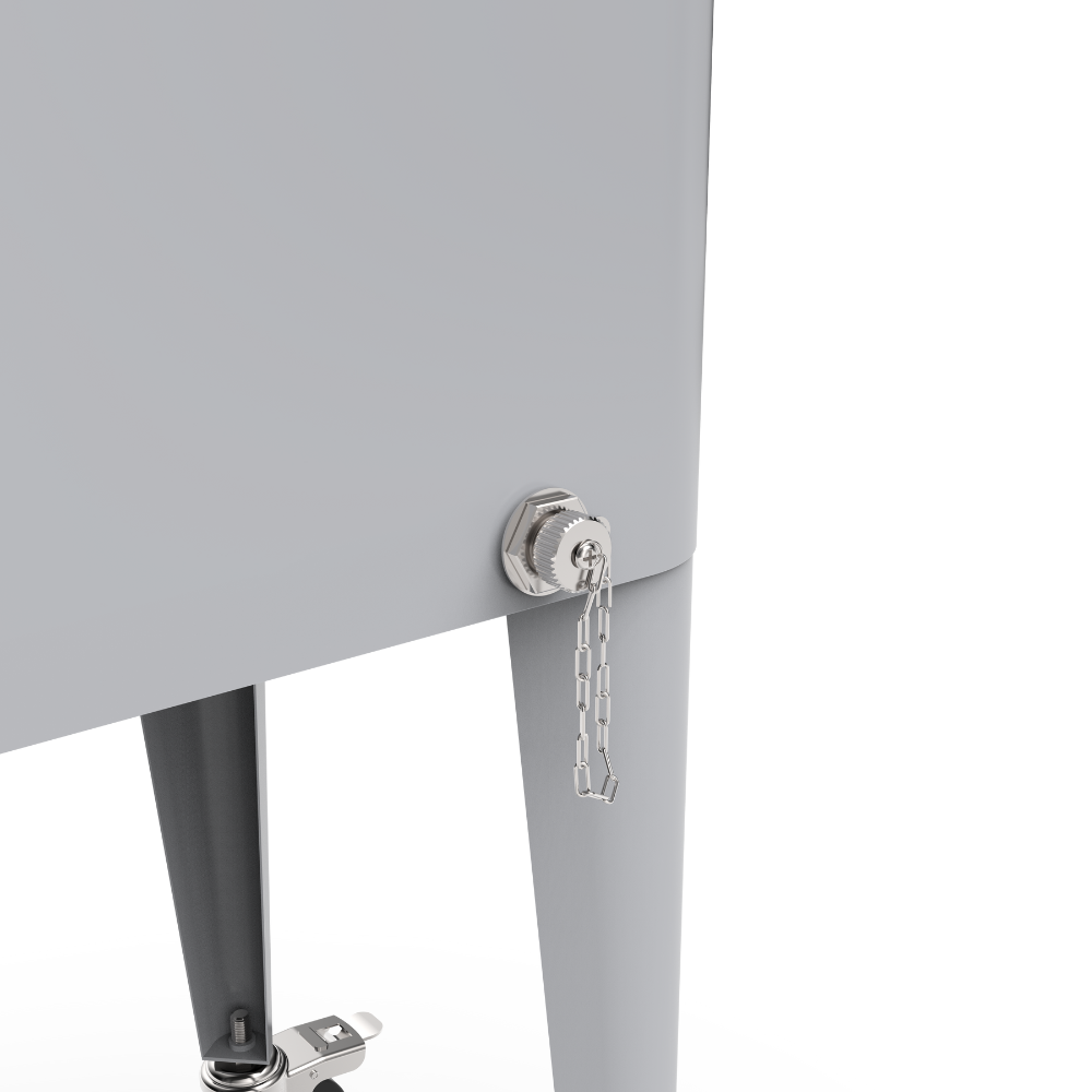 Retro Patio Cooler with Divider