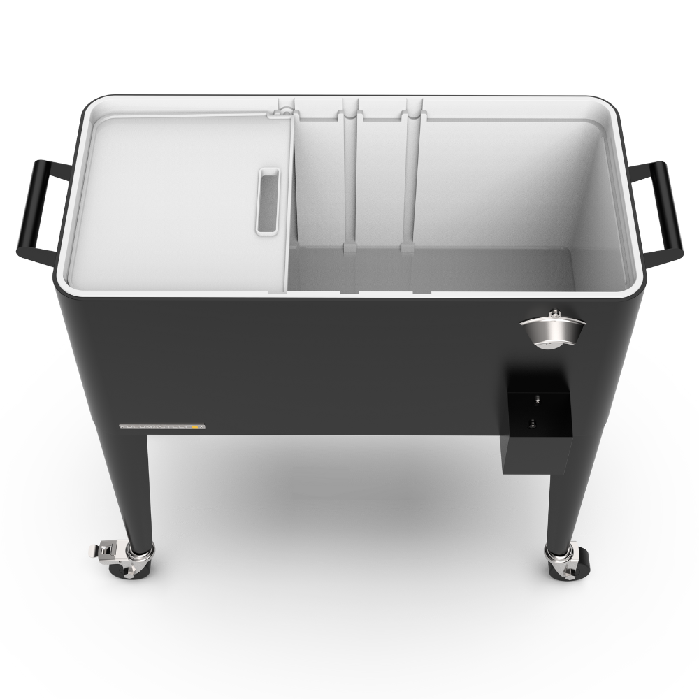 Retro Patio Cooler with Divider