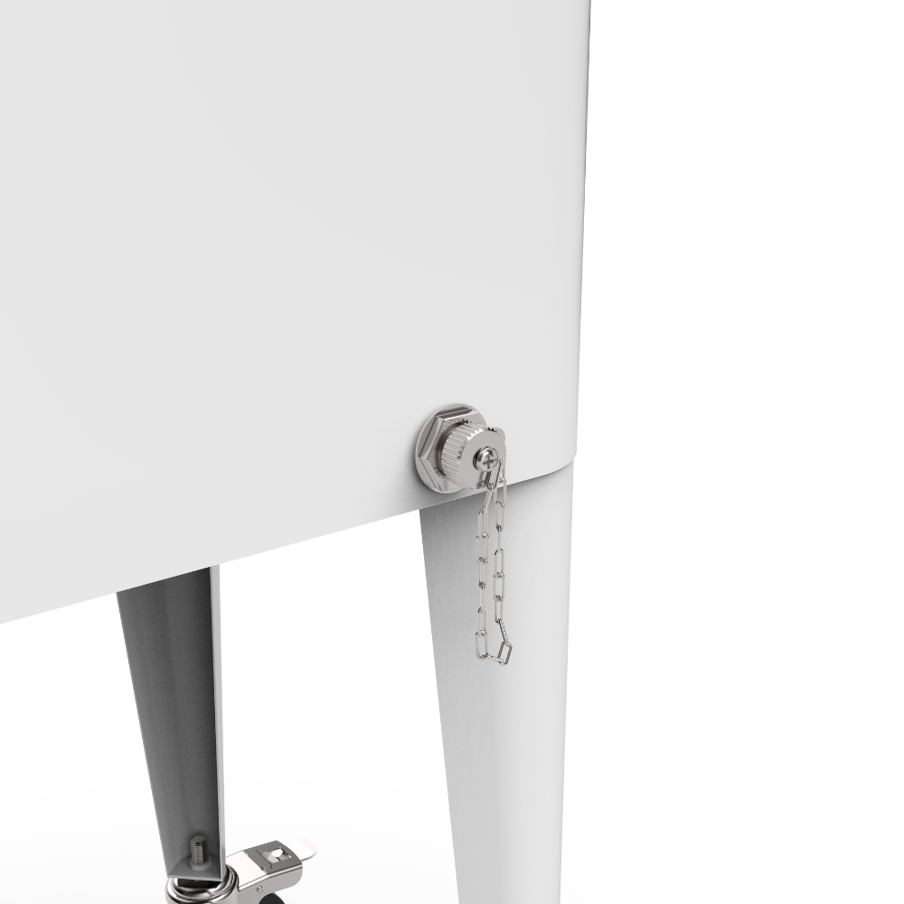 Retro Patio Cooler with Divider