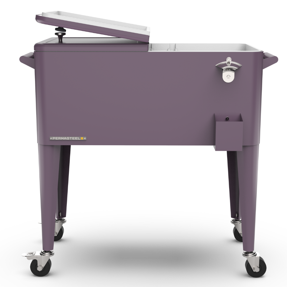 Retro Patio Cooler with Divider