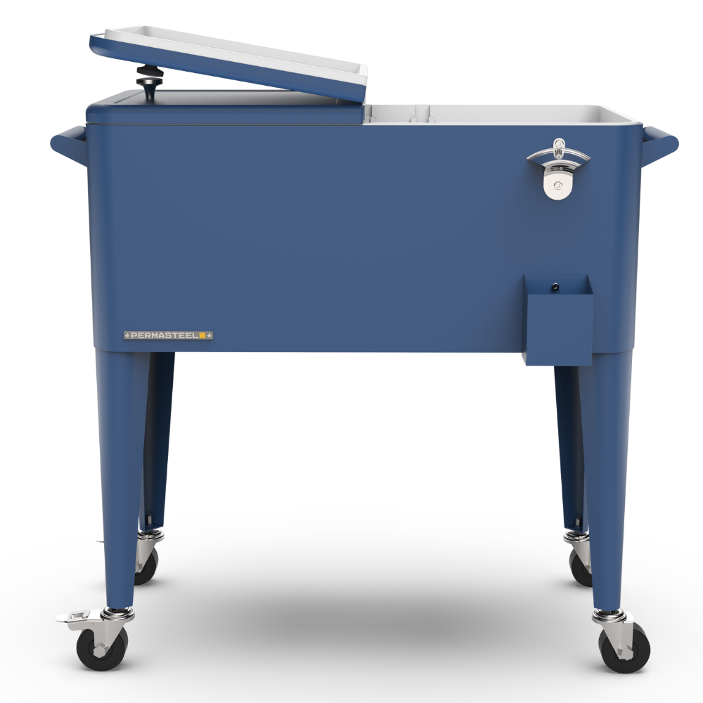 Retro Patio Cooler with Divider