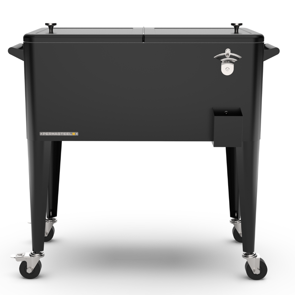 Retro Patio Cooler with Divider