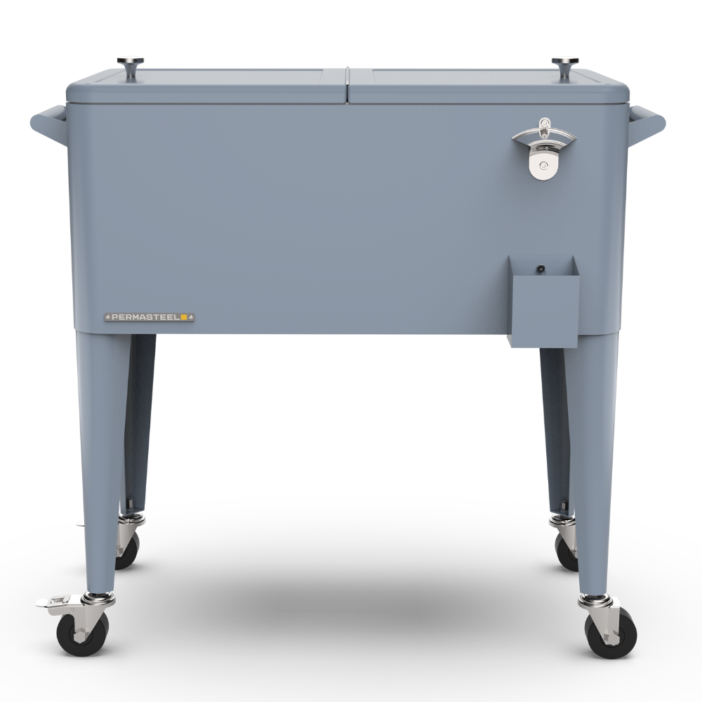 Retro Patio Cooler with Divider