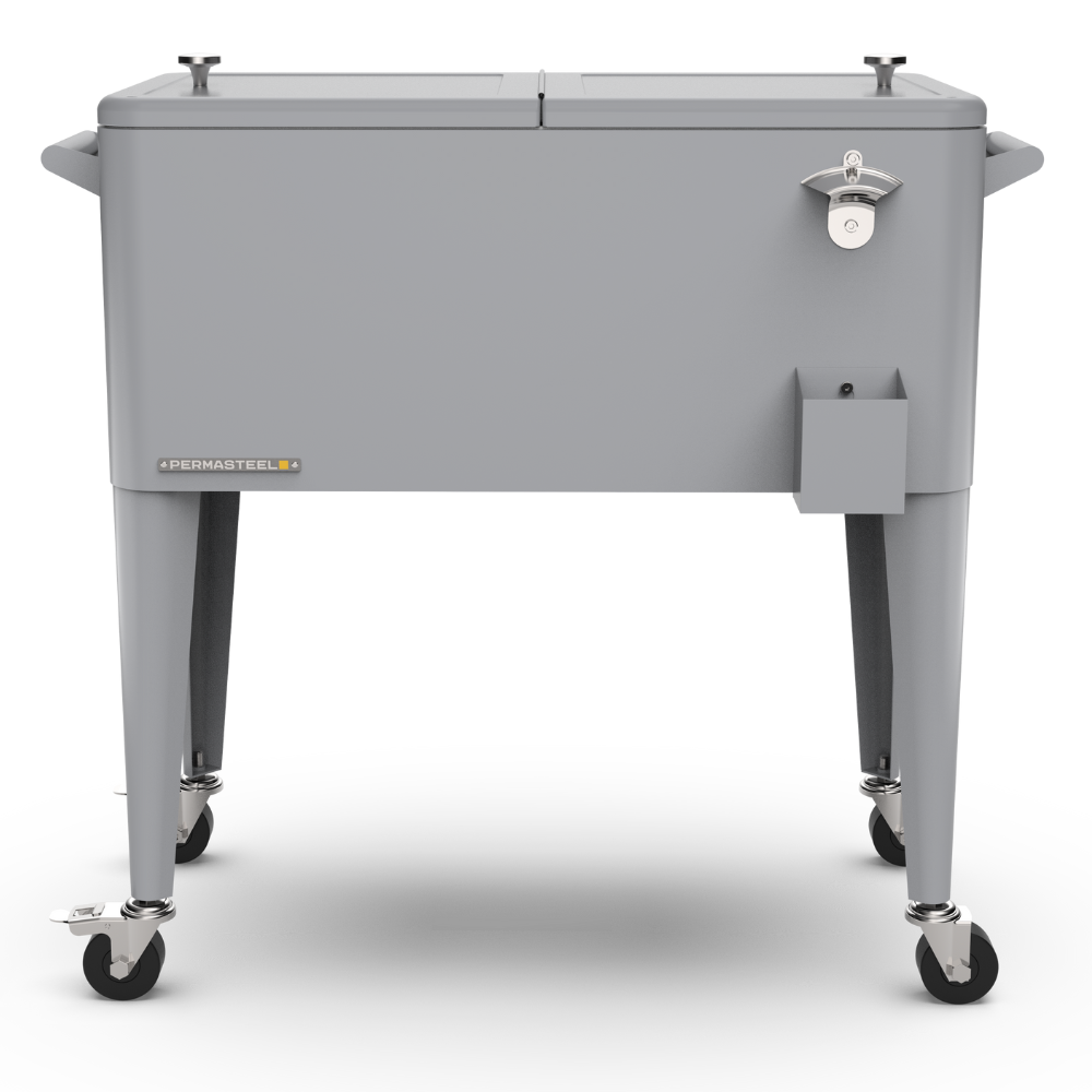 Retro Patio Cooler with Divider