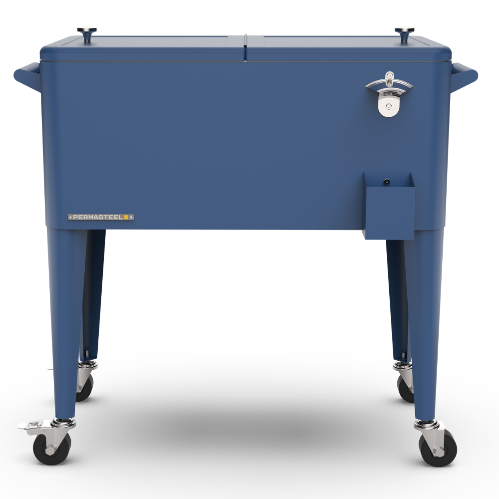 Retro Patio Cooler with Divider