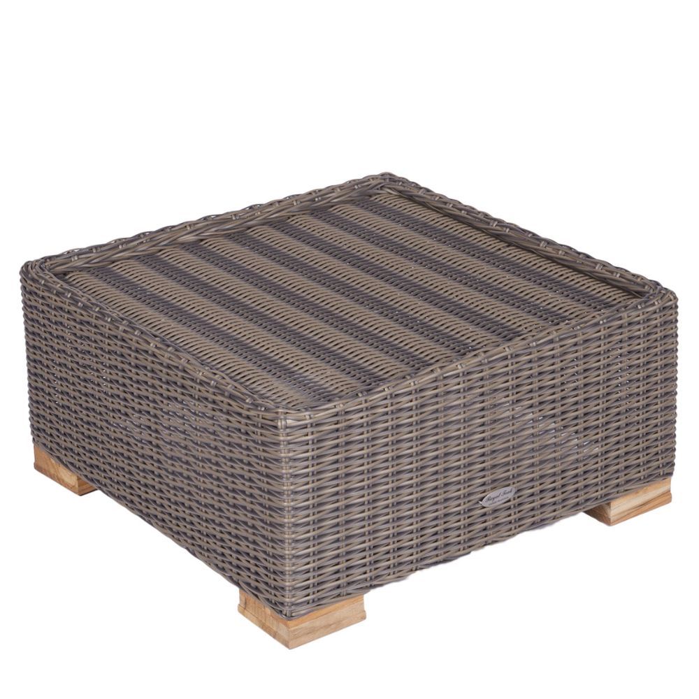 Sanibel Wicker Ottoman