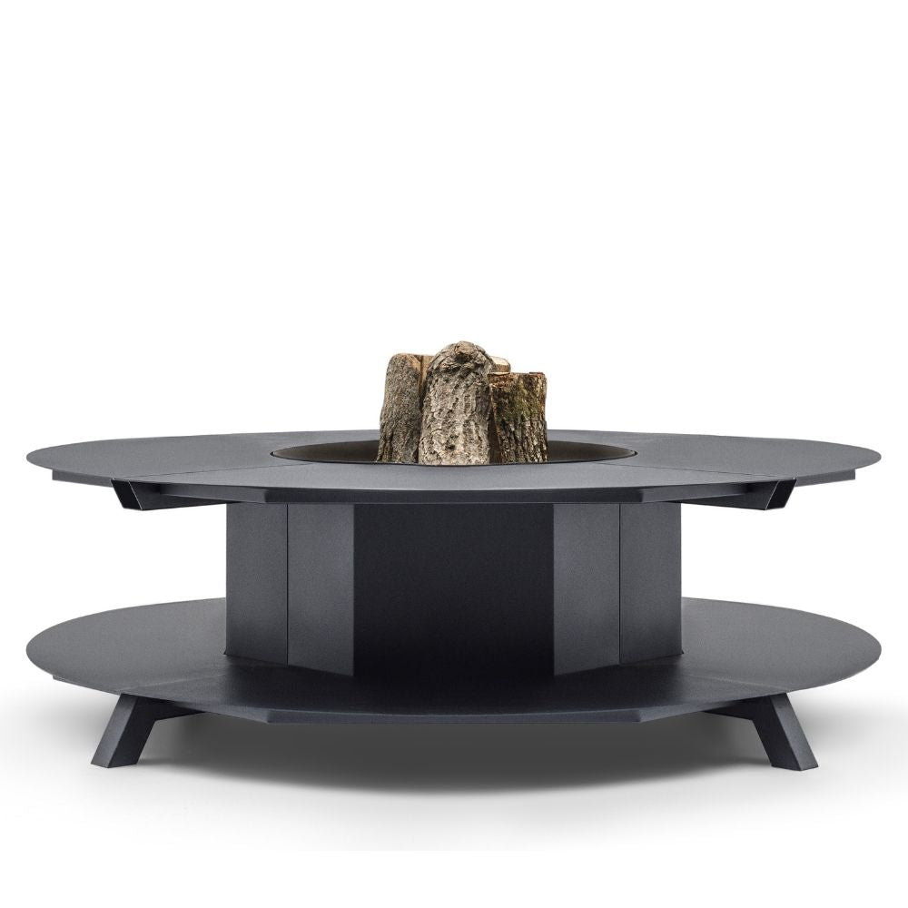 Simcoe Black Medium 47" Wood Burning Fire Pit