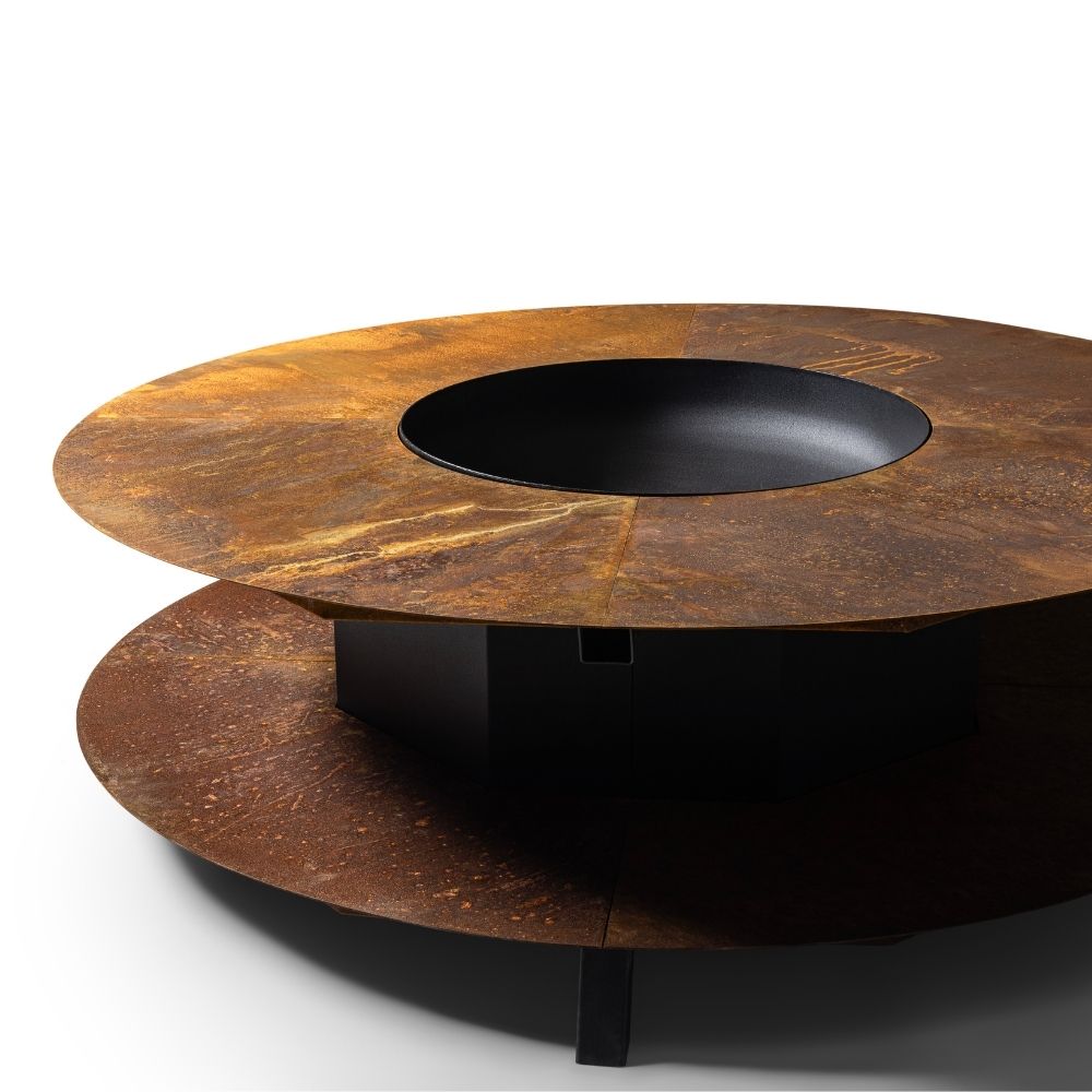 Simcoe Corten Medium 47" Wood Burning Fire Pit