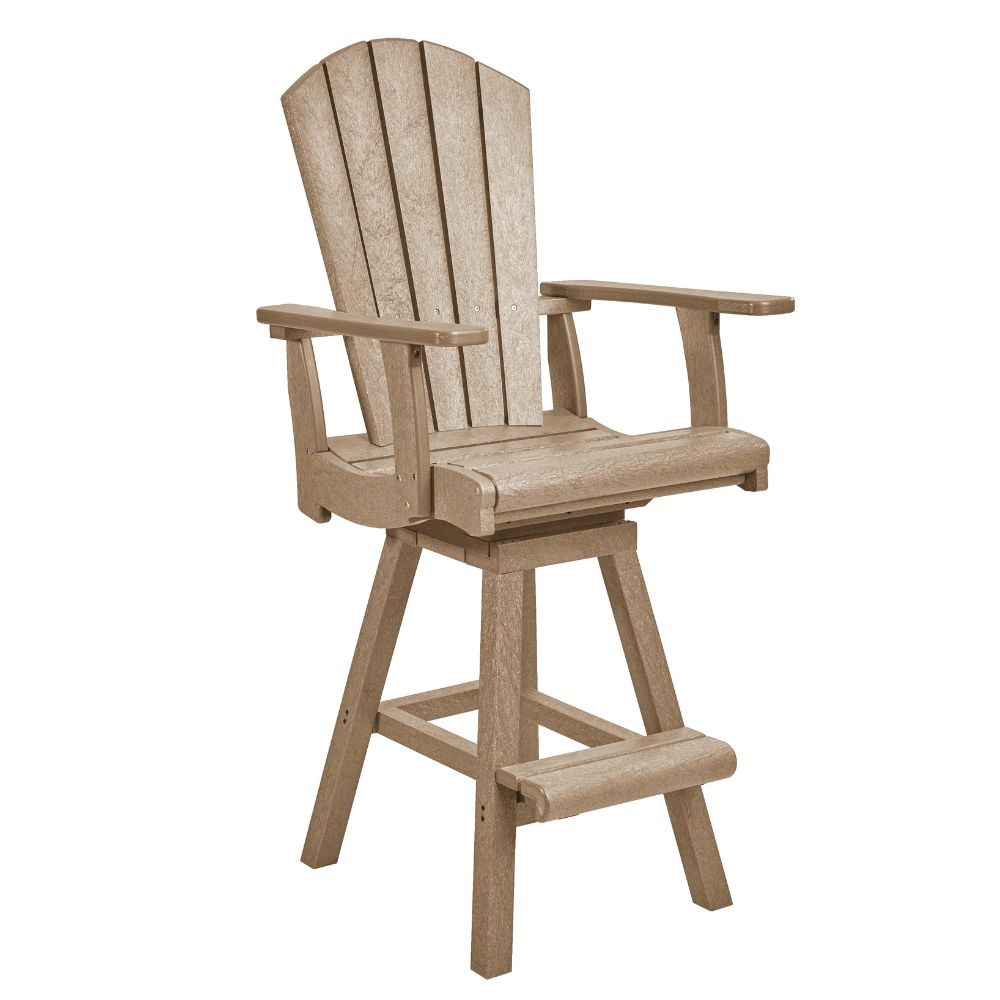 6pc Adirondack Pub Set with Swivel Bar Chairs