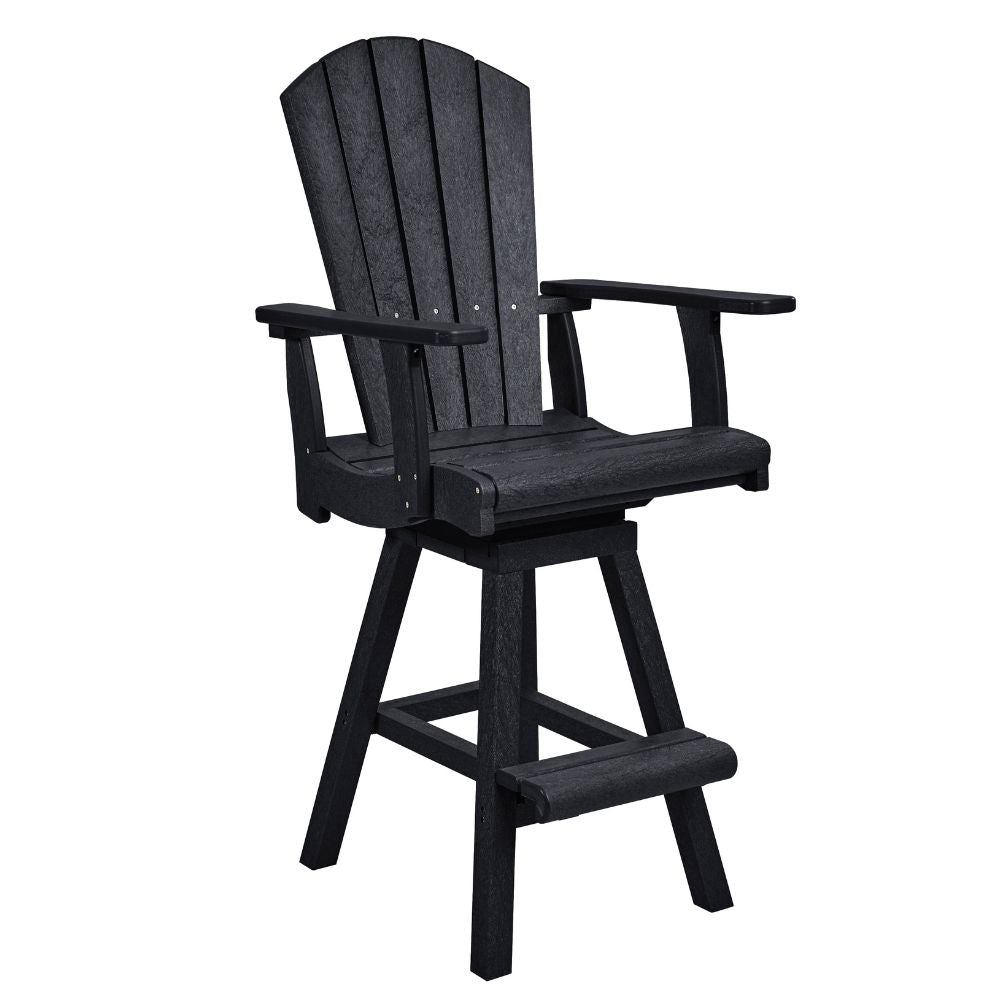 6pc Adirondack Pub Set with Swivel Bar Chairs