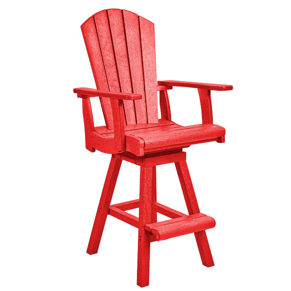 6pc Adirondack Pub Set with Swivel Bar Chairs