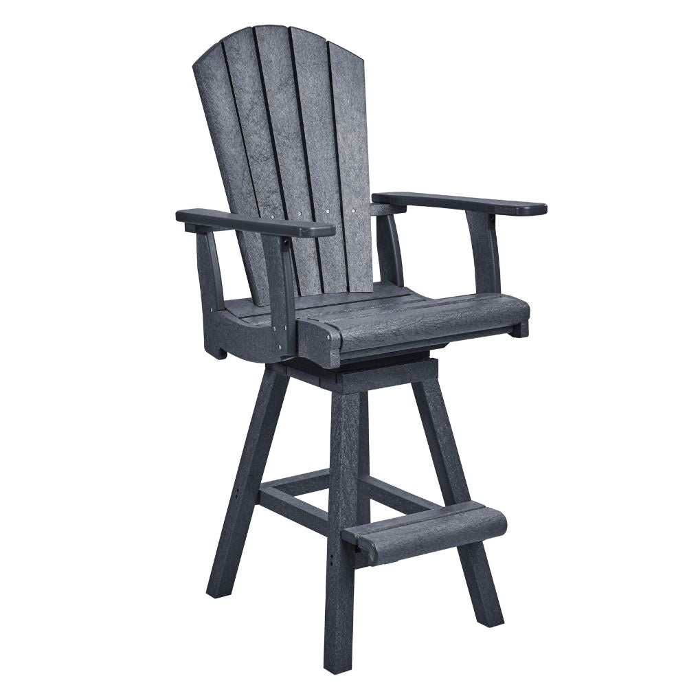 6pc Adirondack Pub Set with Swivel Bar Chairs