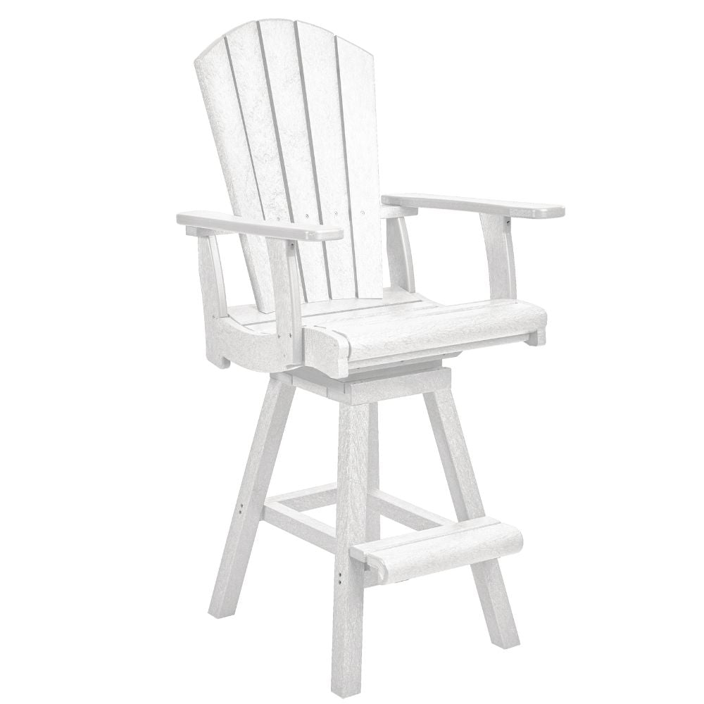 6pc Adirondack Pub Set with Swivel Bar Chairs