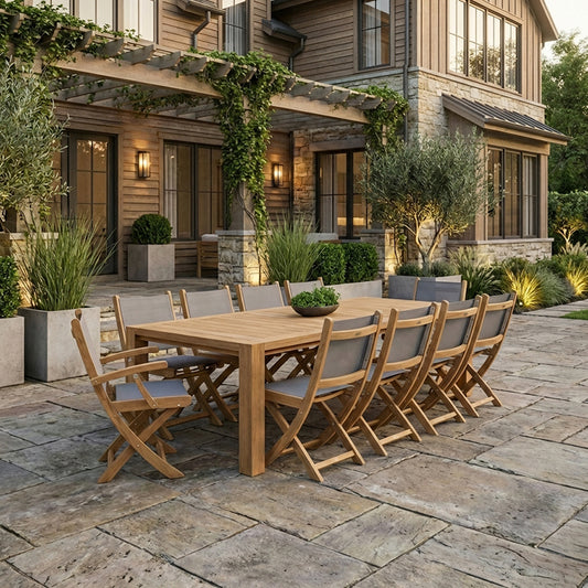 Sailmate 11pc Teak Dining Set