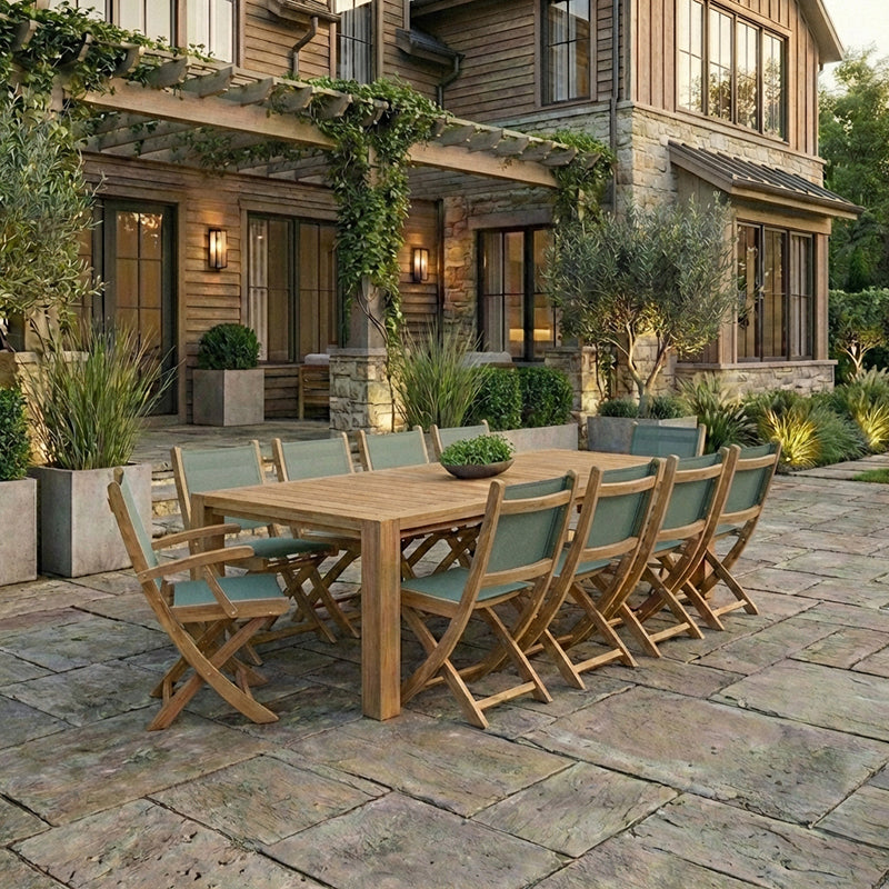 Sailmate 11pc Teak Dining Set