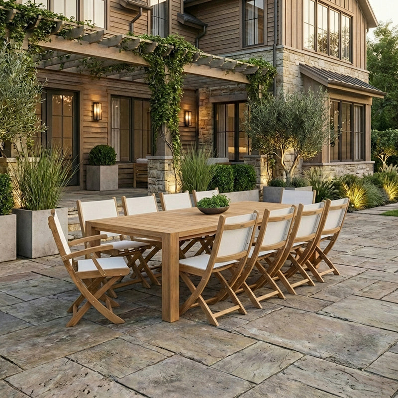 Sailmate 11pc Teak Dining Set