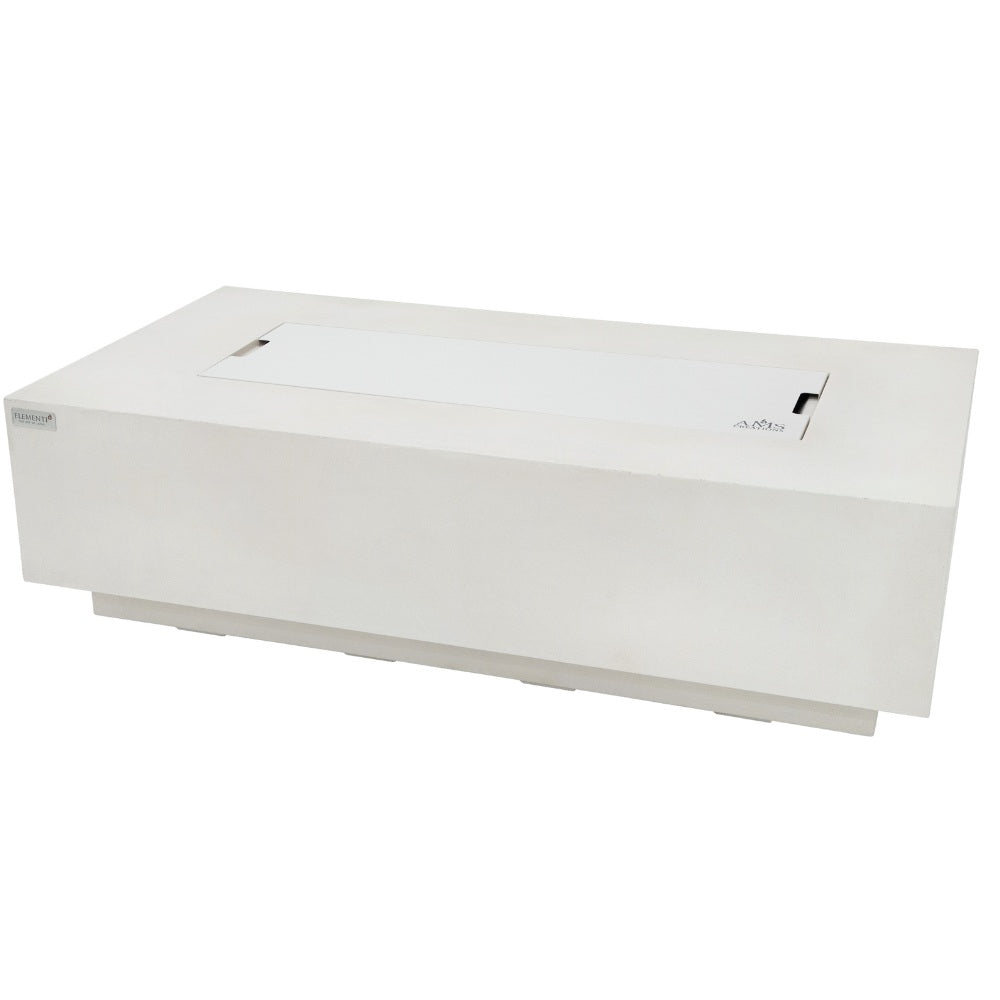 Siesta Frosted Cream White Fire Table
